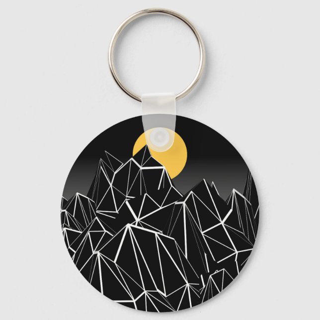 Der Mond Schlüsselanhänger (Vorderseite)