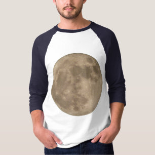 Der Mond-Shirt Mond-Shirt-Vollmond-Jersey-Frauen T-Shirt