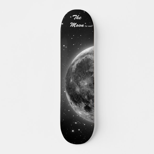 Der Mond Skateboard (Vorne)
