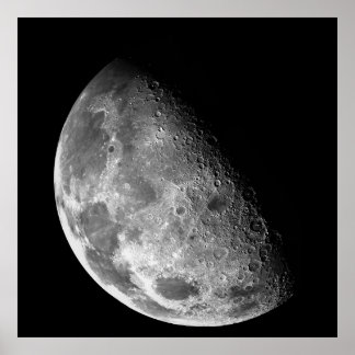 Der Mond Space der Erde Poster