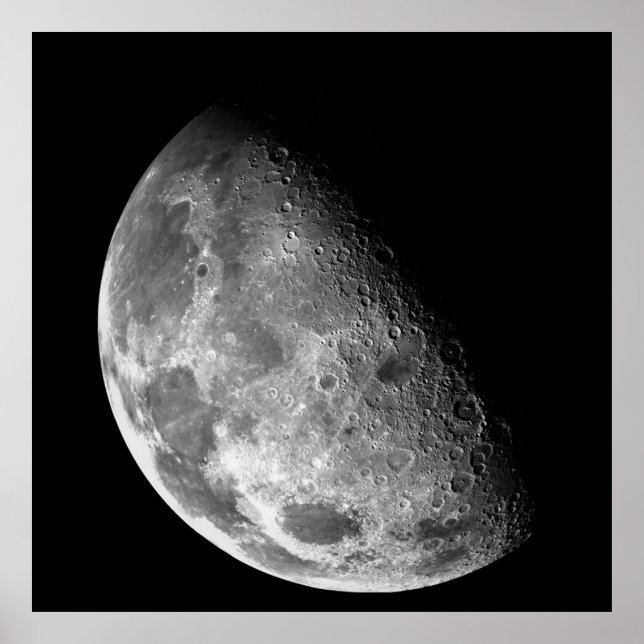 Der Mond Space der Erde Poster (Vorne)