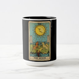 Der Mond Tarot Zweifarbige Tasse