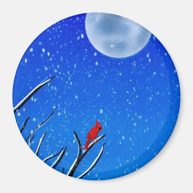 Der Mond und der Kardinal Magnet (Vorne)