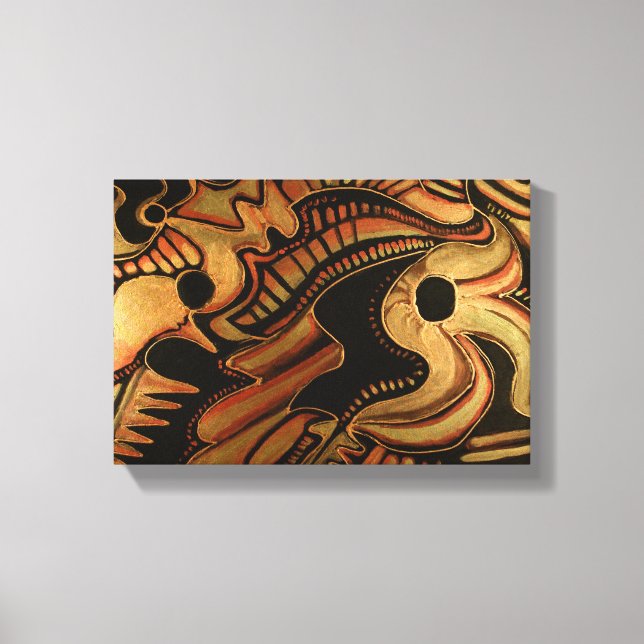 Der Mond und die Sterne II Leinwanddruck (Vorderseite)