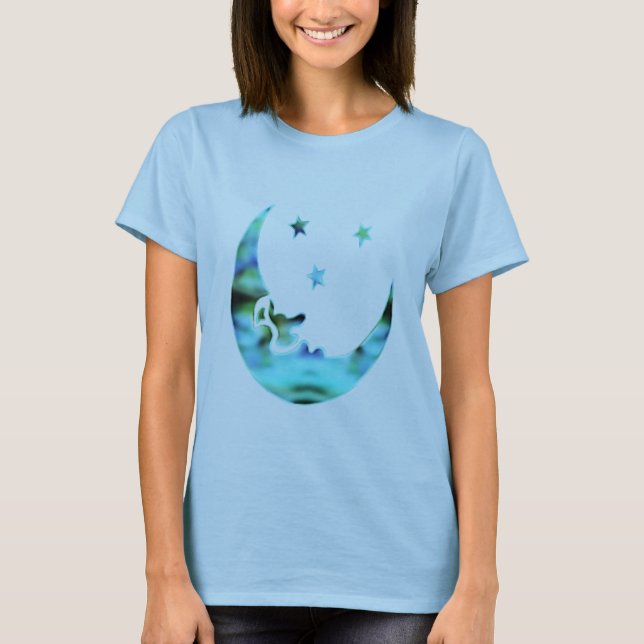 Der Mond und die Sterne T-Shirt (Vorderseite)