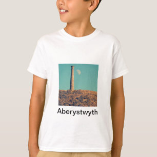 Der Mond und ein Turm: Aberystwyth T-Shirt