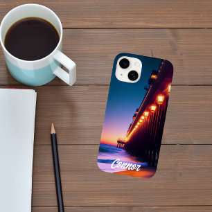 Der mondhelle Pier Personalisiert Case-Mate iPhone 14 Hülle
