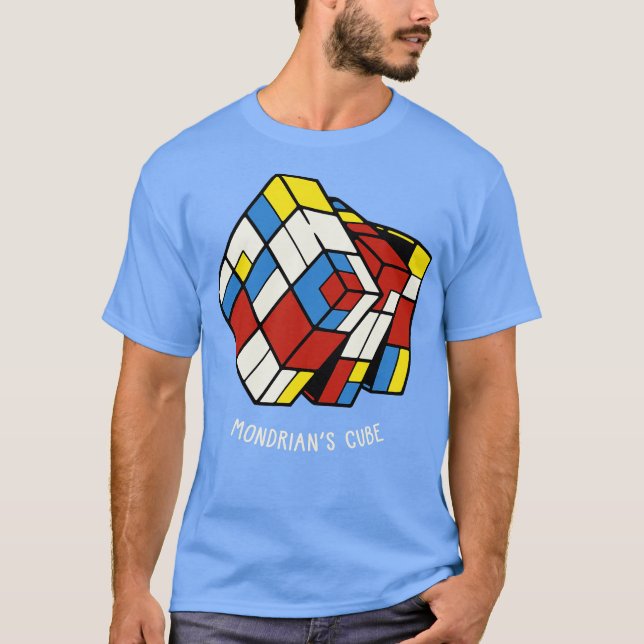 Der MondrianCube von Tobe Fonseca T-Shirt (Vorderseite)
