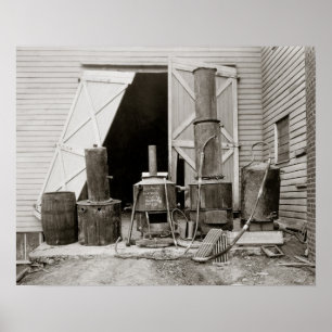 Der Mondschein wurde 1926 noch von der Polizei bes Poster