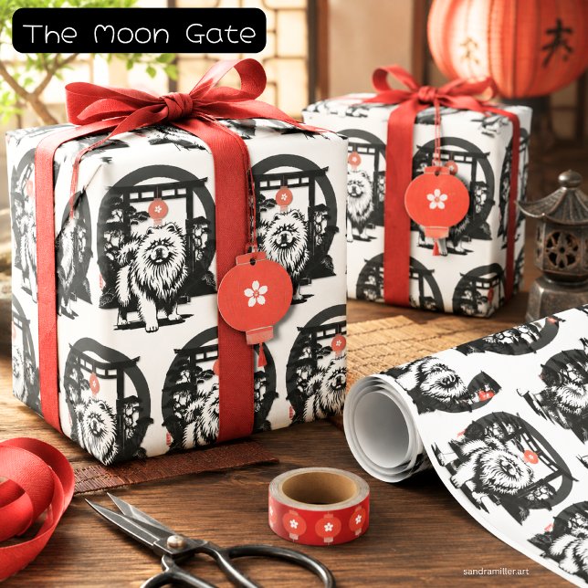 DER MONDTOR Chow Geschenkpapier (Von Creator hochgeladen)