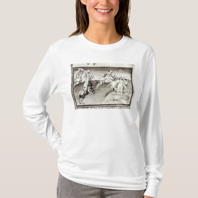 Der mongolische Führer, Hulagu, khan vom Ilkhanate T-Shirt (Vorderseite)