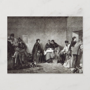 Der Mont de Piete, von 'Freizeit Stunde', 1891 Postkarte