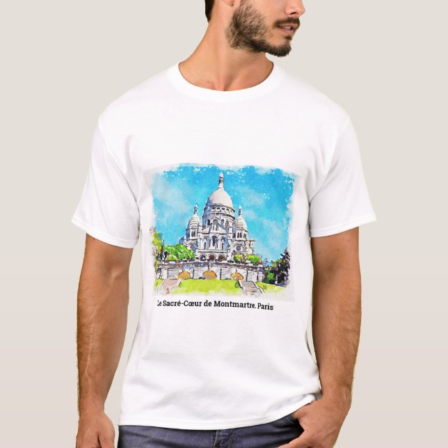 Der Mont Saint-Michel T-Shirt (Vorderseite)