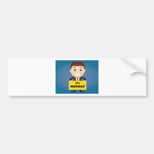 Der Montag Autoaufkleber (Vorne)