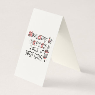 Der Montag ist besser mit süßem Kaffee
