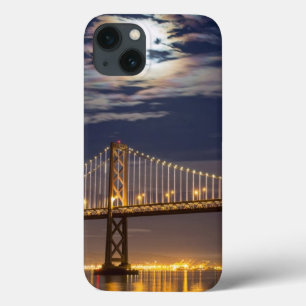 Der Moonrise heute Abend über der Bucht-Brücke Case-Mate iPhone Hülle