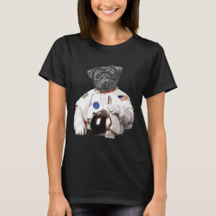 Der Mops Astronaut Weltraumhund Essential T - Shir T-Shirt