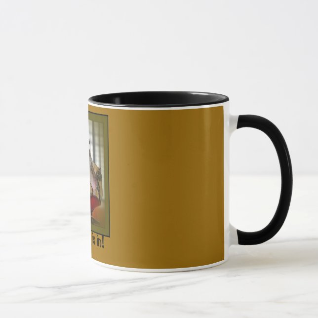 Der Mops ist herein! Tasse (Rechts)