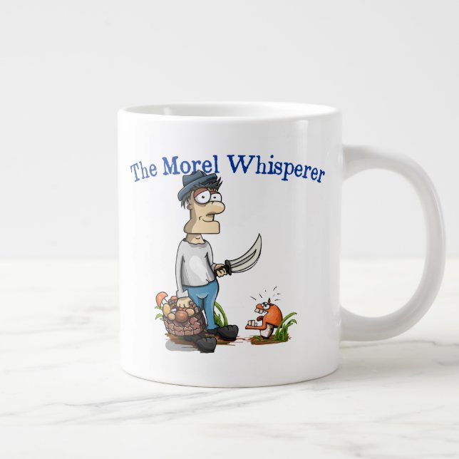 Der Morel Whisperer Jumbo-Tasse (Rechts)