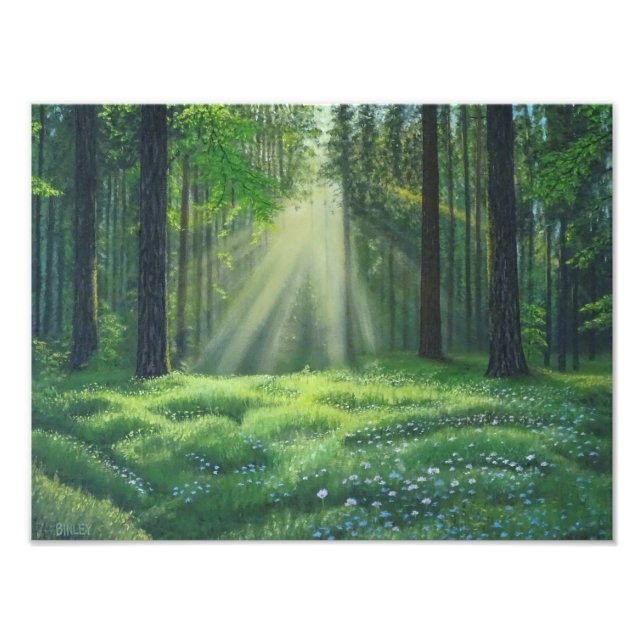 "Der Morgen ist kaputt" Fotodruck (Vorne)
