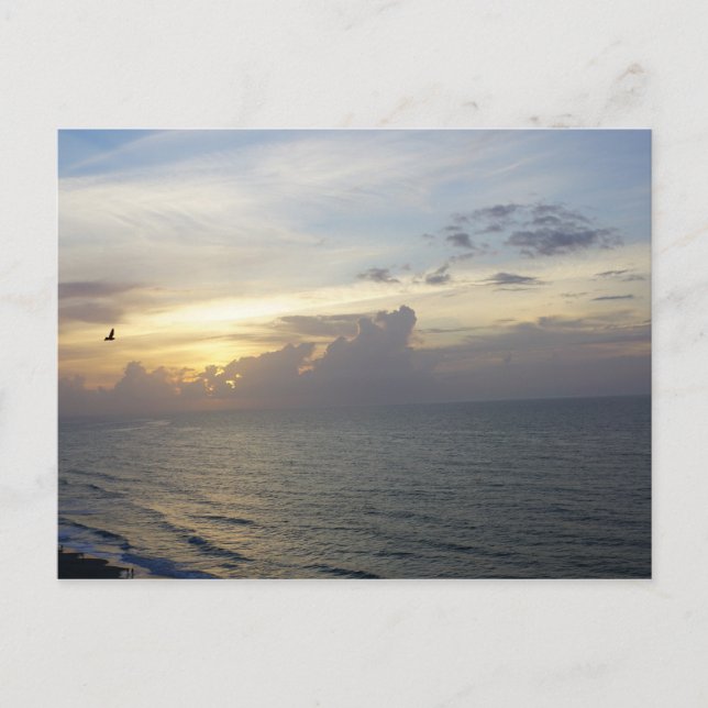 Der Morgen ist kaputt Postkarte (Vorderseite)