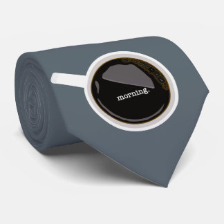Der Morgen-Kaffee-Krawatte der Männer Krawatte