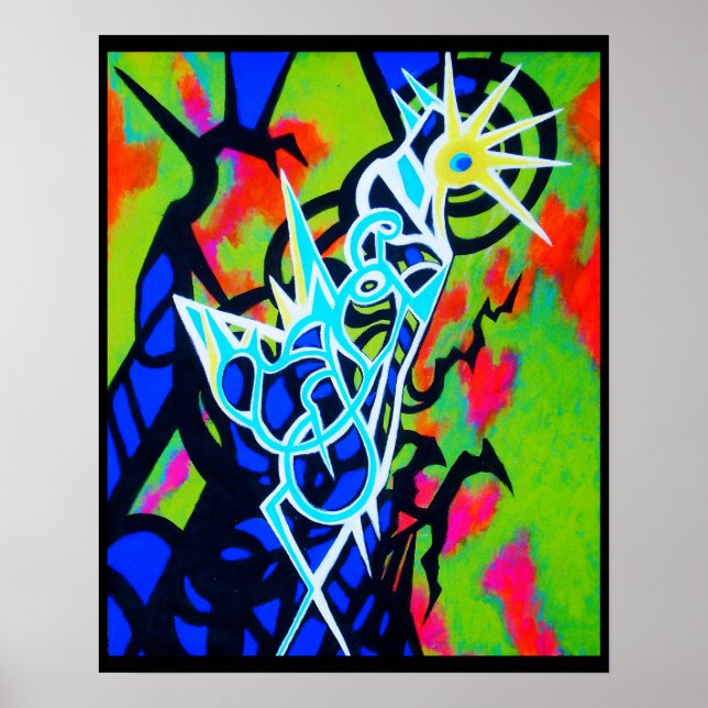 Der Morgen Vogel Poster (Vorne)