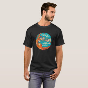 Der Morro der Männer Bucht Vintag-Blick T-Shirt