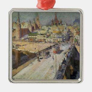 Der Moskva Fluss Bridge, 1914 Ornament Aus Metall
