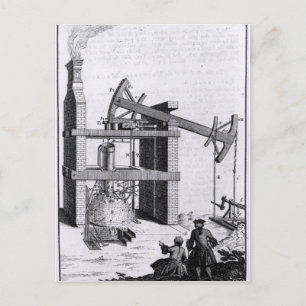 Der Motor, Wasser durch Feuer zu sammeln Postkarte