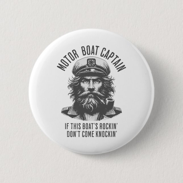 Der Motorbootführer, wenn der Rockin dieses Bootes Button (Vorderseite)