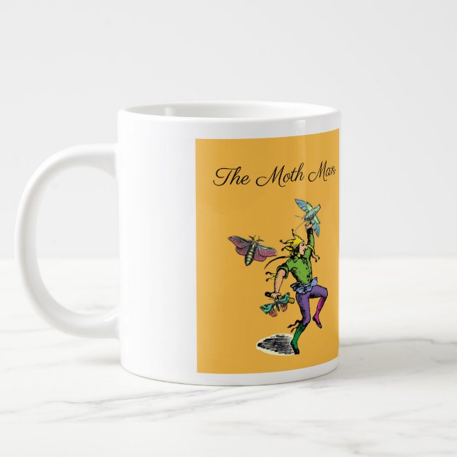 Der Mottenmann Jumbo-Tasse (Links)