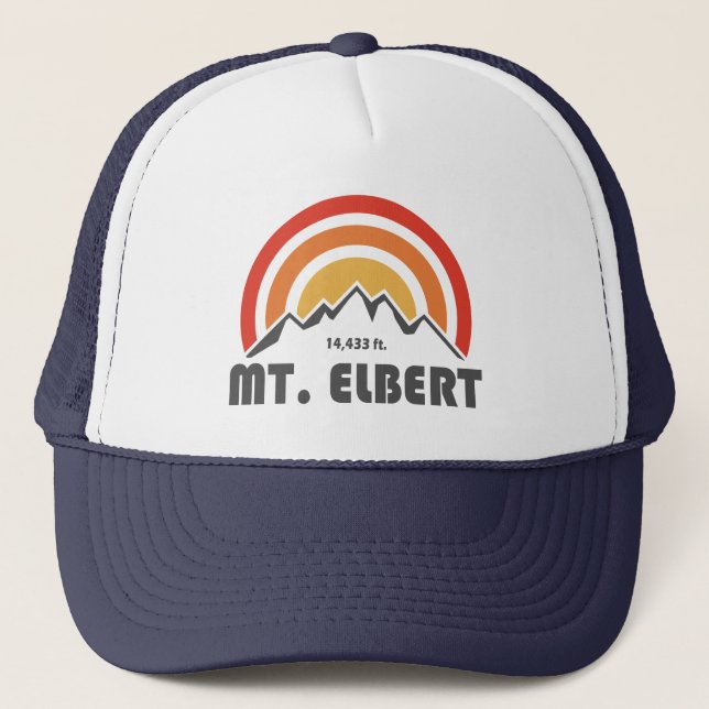 Der Mount Elbert Truckerkappe (Vorderseite)