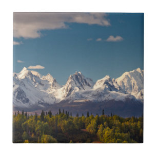 Der Mount McKinley Alaska Fliese