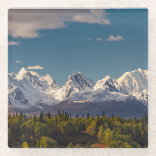 Der Mount McKinley   Alaska Glasuntersetzer