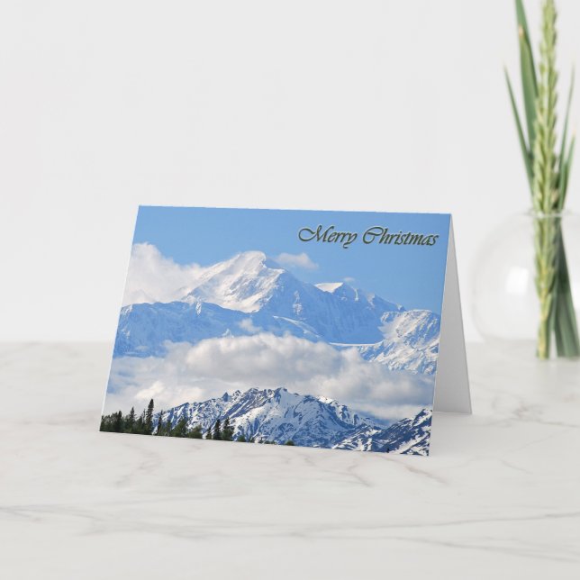Der Mount McKinley - frohe Weihnachten (Vorderseite)
