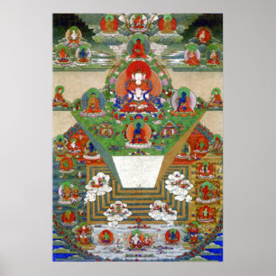 Der Mount Meru und das buddhistische Universum Poster