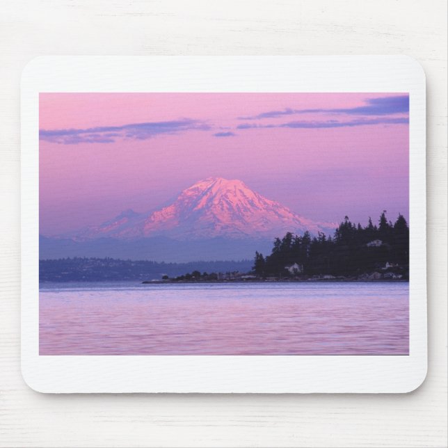 Der Mount Rainier am Sonnenuntergang, Staat Mousepad (Vorne)