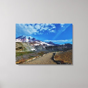 Der Mount Rainier dehnte Leinwand-Druck aus Leinwanddruck