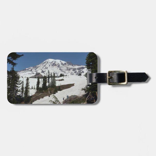 Der Mount Rainier N.P. (Paradies) Gepäckanhänger (Vorderseite horizontal)