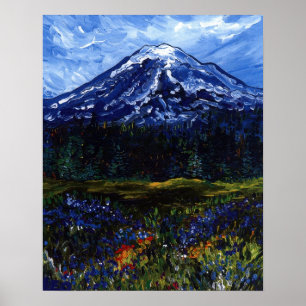 Der Mount Rainier Poster