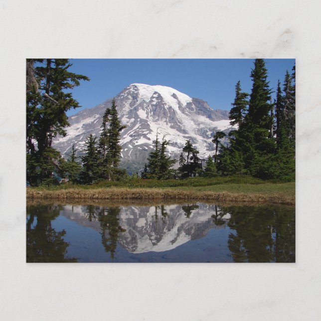 Der Mount Rainier Postkarte (Vorderseite)