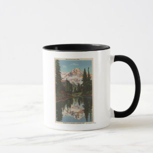 Der Mount Rainier, WA - Mirror See mit Tasse