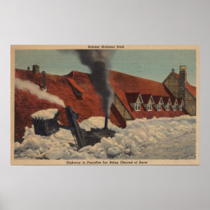 Der Mount Rainier, WA - Paradies-Gasthaus Poster