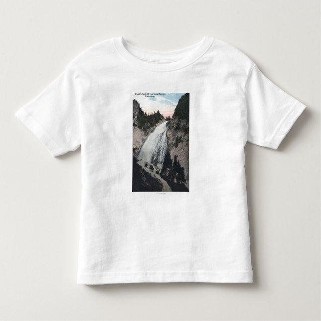Der Mount Rainier, Washington - Ansicht von Kleinkind T-shirt (Vorderseite)