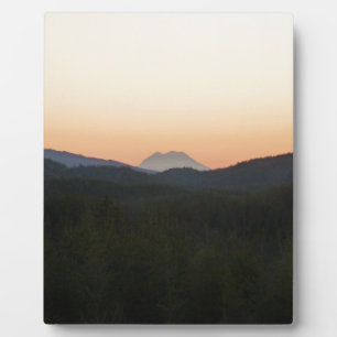 Der Mount- Rainiersonnenaufgang Fotoplatte