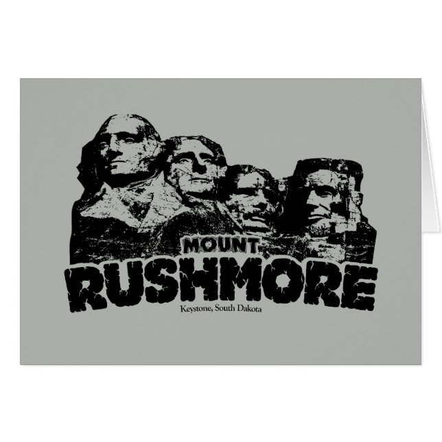 Der Mount Rushmore (Vorderseite (Horizontal))