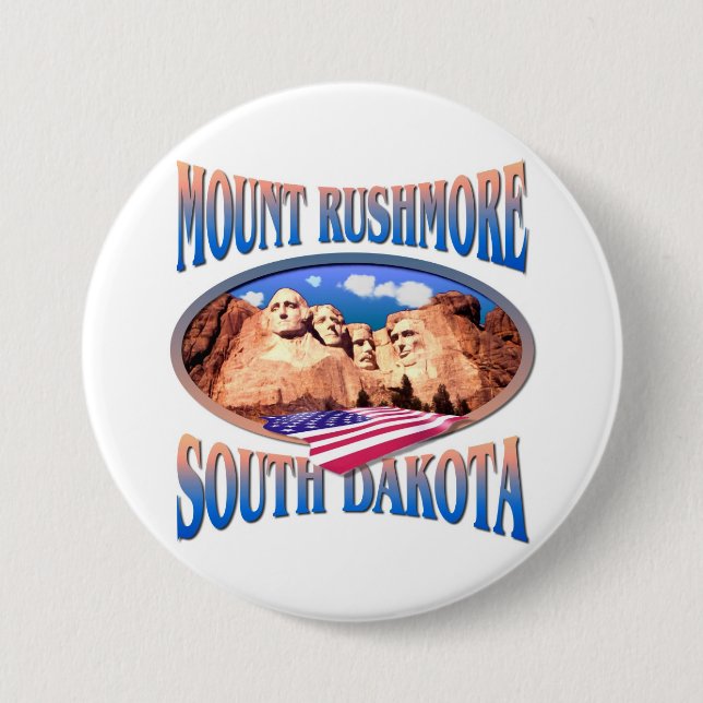 Der Mount Rushmore Button (Vorderseite)