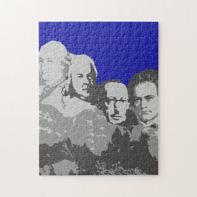 Der Mount Rushmore des Puzzlespiels der Puzzle (Vertikal)