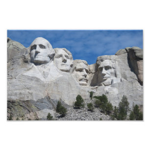 Der Mount Rushmore Druck